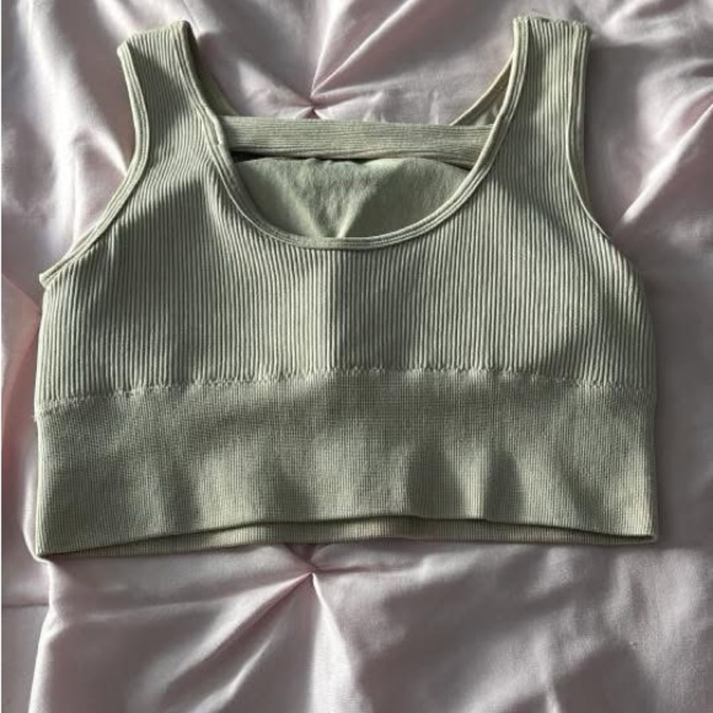 2 tanks! Women's Ribbed Tank Top - Cream & Black